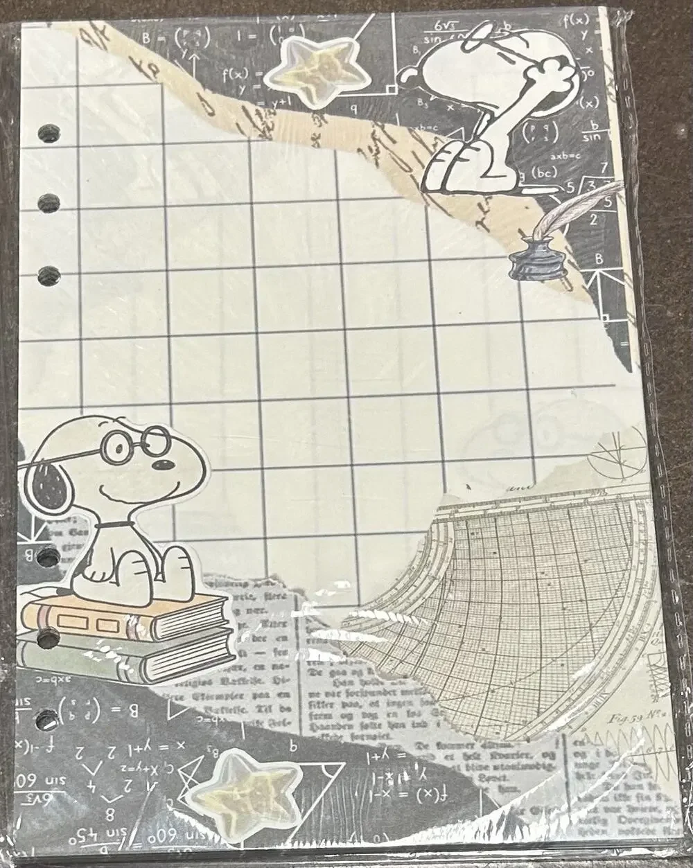 Snoopy Size A5 Refill Paper (50 Sheets)